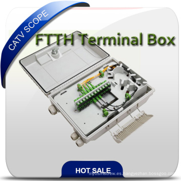 Caja de terminales ODF de marco de distribución de fibra óptica